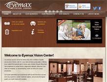 Tablet Screenshot of eyemaxvision.com